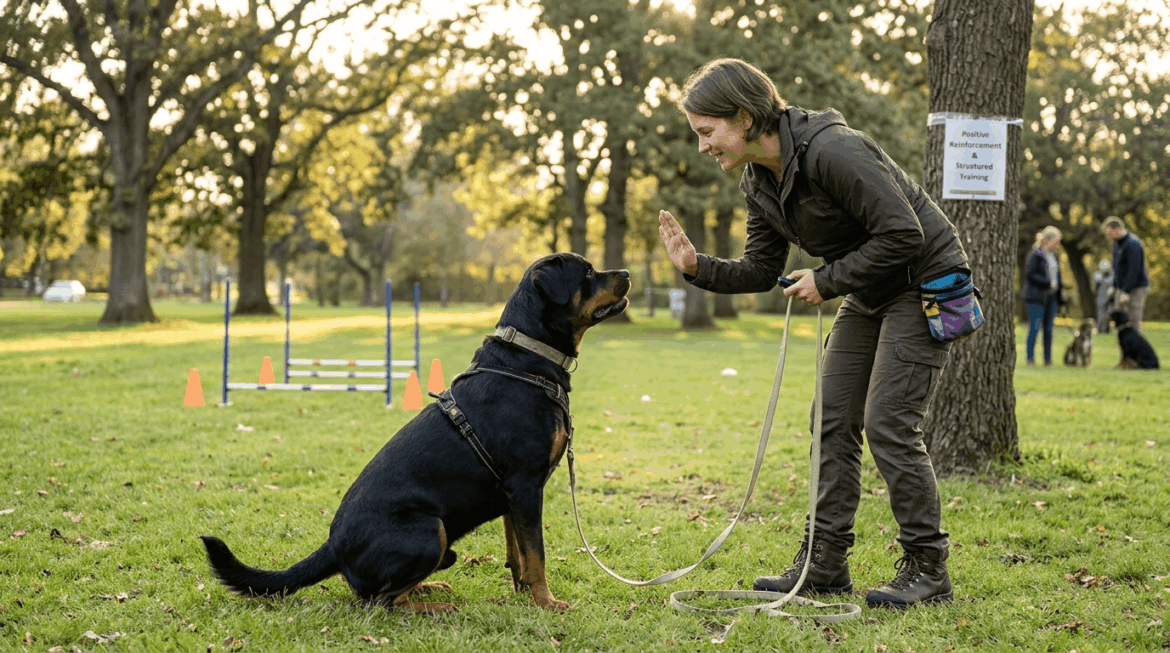 Unified consistent training approach for rottweiler behavior
